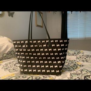 Kate spade black and white tote